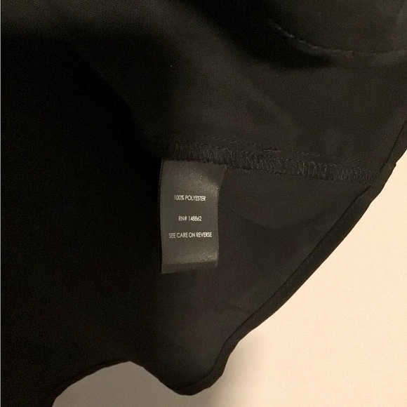 Torrid Womens 3X Black Harper Georgette Pullover 3/4 Sleeve Blouse Pockets - Picture 7 of 8